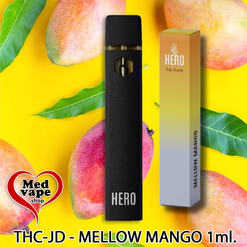 MANGO 8% THCJD VAPE & 35% 10-OH 1ml - HERO THC MEDVAPE WEED